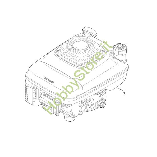 Picture of A - Motore completo FJ180V-AM58